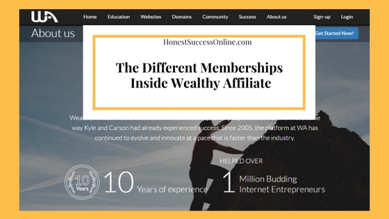 What Are the memberships inside Wealthy Affiliate