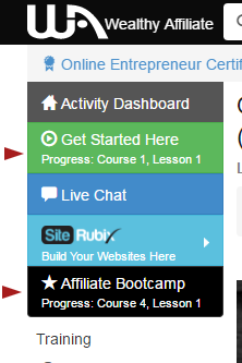 Wealthy Affiliate bootcamp