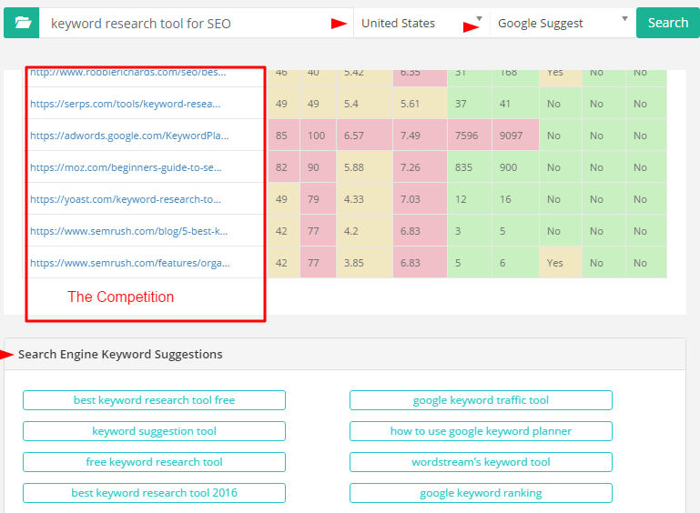 search query report