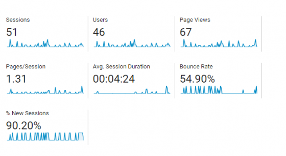 google analytics for niche site