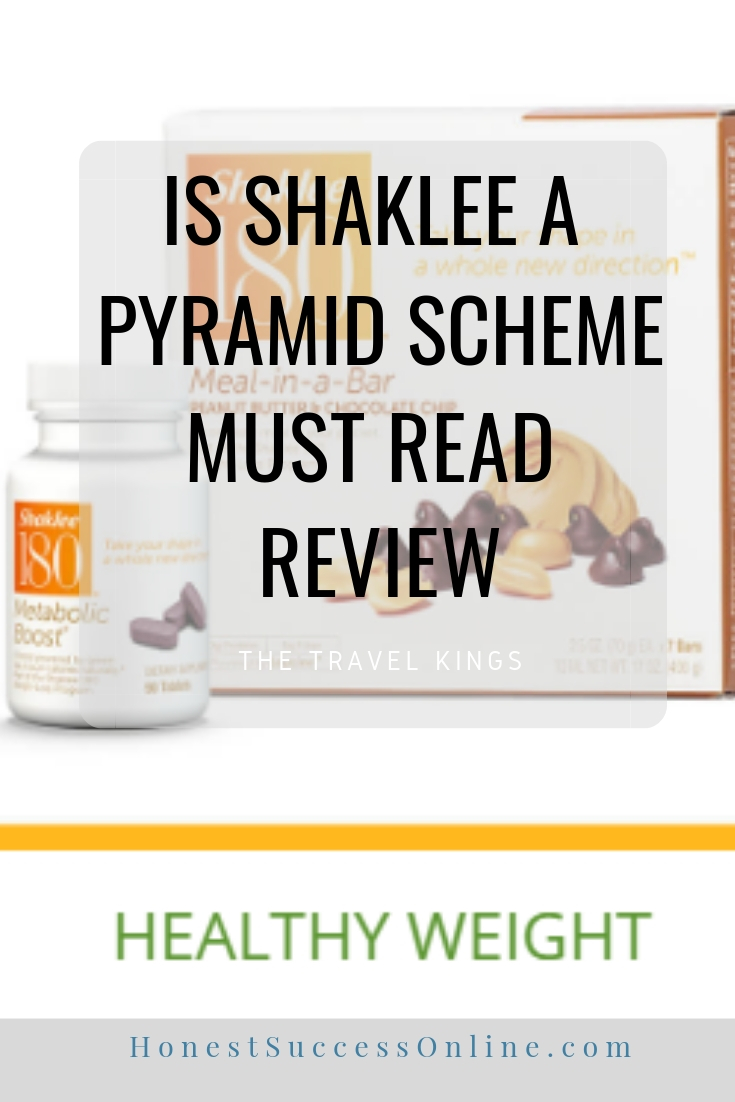 is shaklee a pyramid scheme