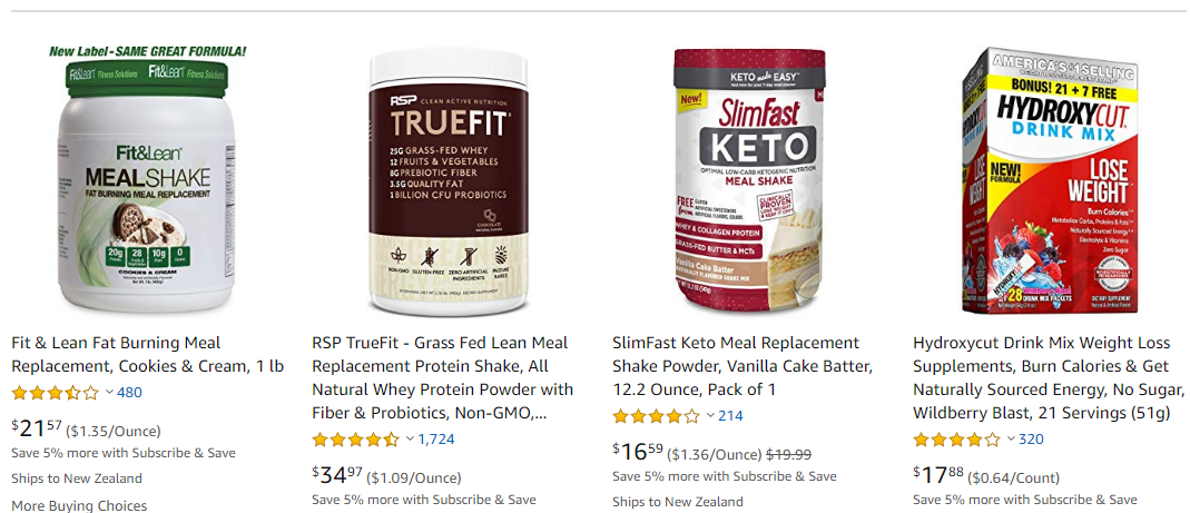 amazon weight loss products