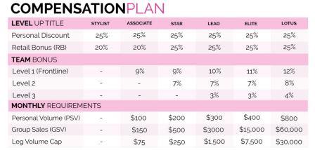 hello pink compensation plan