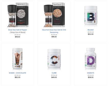 seacret direct nutrition products